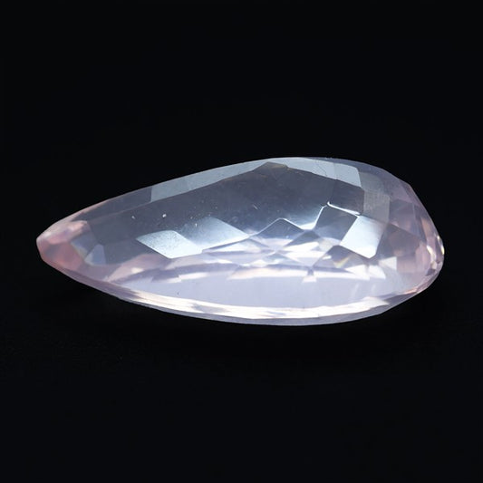 Brazillian Rose Quartz Large Faceted Fine Gemstone