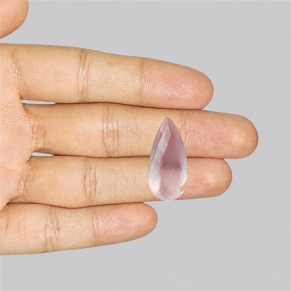 Brazillian Rose Quartz Large Faceted Fine Gemstone