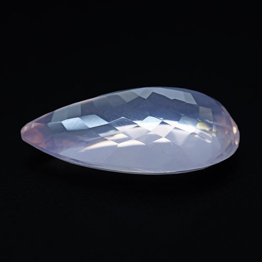 Brazillian Rose Quartz Large Faceted Fine Gemstone