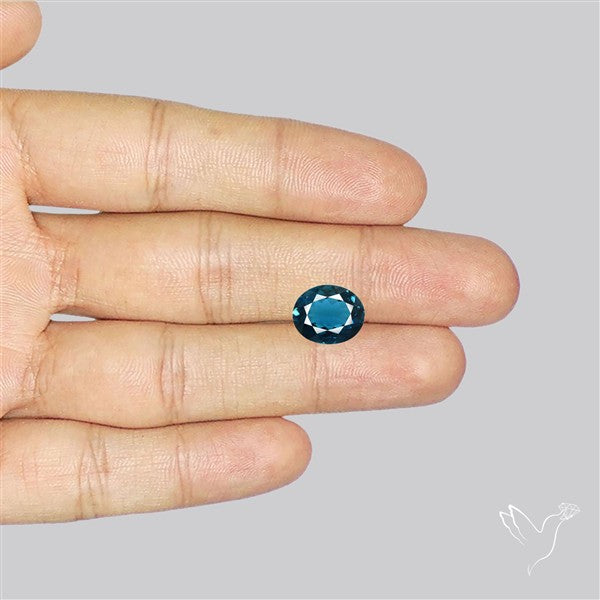 AAA London Blue Topaz Faceted Fine Gemstone