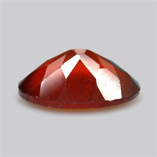 Gem Red Hessonite Garnet Faceted Fine Gemstone