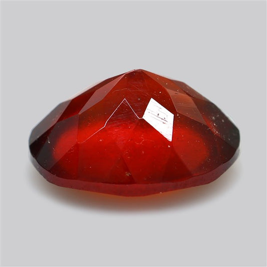 Gem Red Hessonite Garnet Faceted Fine Gemstone