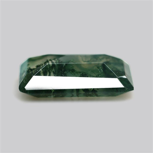 Faceted Moss Agate