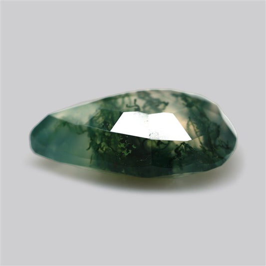 Faceted Moss Agate