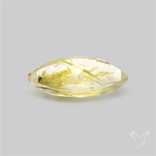 Faceted Golden Rutilated Quartz