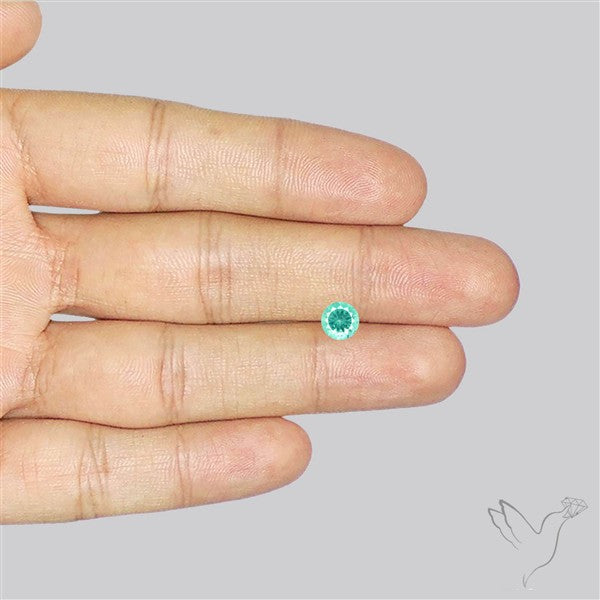 Paraiba Blue-Green Apatite Faceted Fine Gemstone