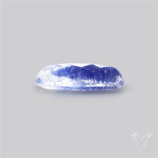 Rare Dumortierite Quartz Faceted Fine Gemstone