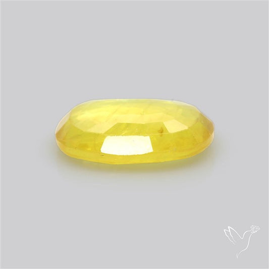 Faceted Yellow Sapphire