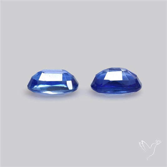 AAA Faceted Blue Kyanite Pair