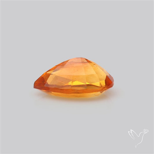 Faceted Rare Brandy Citrine