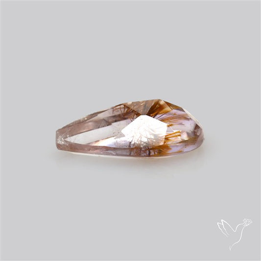 Faceted Cacoxenite Super Seven Amethyst Small