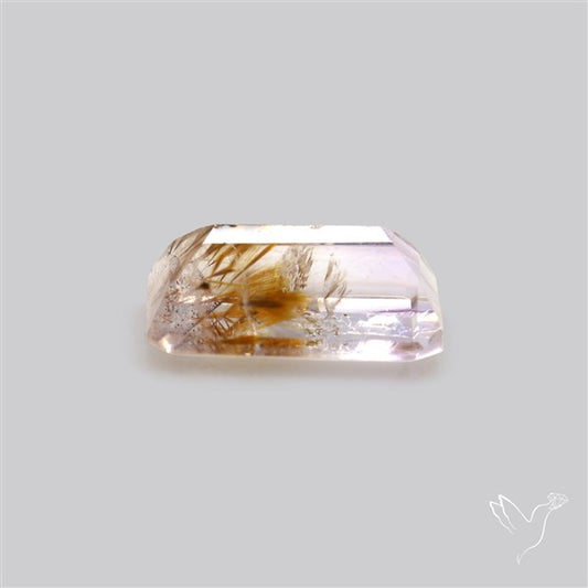 Faceted Cacoxenite Super Seven Amethyst Small