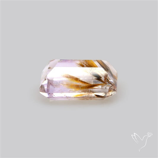 Faceted Cacoxenite Super Seven Amethyst Small