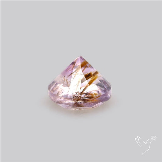 Faceted Cacoxenite Super Seven Amethyst Small