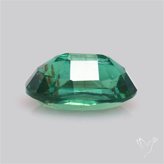 Natural Green Kyanite Rare Deep Green Faceted Fine Gemstone