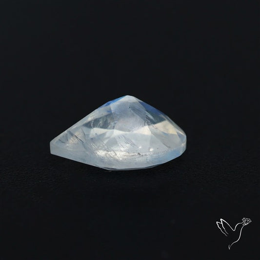 Indian Rainbow Moonstone Faceted Fine Gemstone High Grade