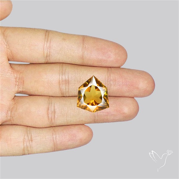 Beer Quartz Faceted Fine Gemstone