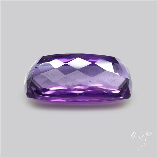 Russian Amethyst Vivid Purple Faceted Fine Gemstone Rare Large Sized