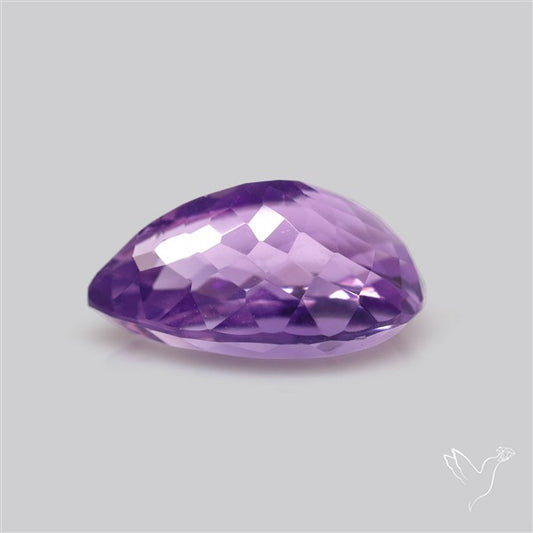 Brazilian Amethyst Clear Faceted Fine Gemstone