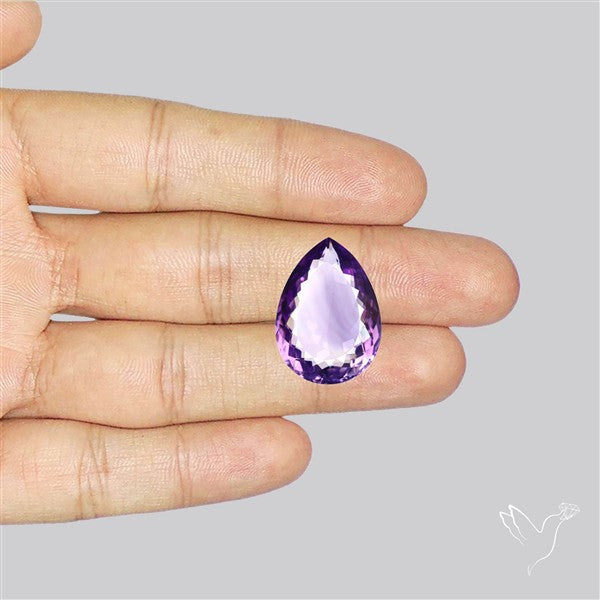 Brazilian Amethyst Clear Faceted Fine Gemstone