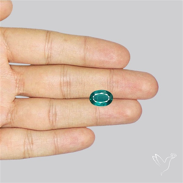 High Grade Faceted Paraiba Blue Kyanite Fine Gemstone