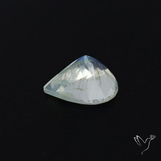 Indian Rainbow Moonstone Faceted Fine Gemstone High Grade