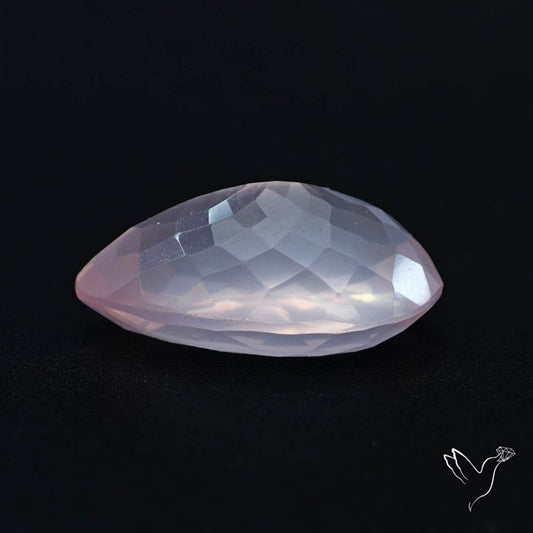 High Grade Rose Quartz Faceted Fine Gemstone