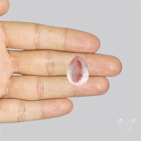 High Grade Rose Quartz Faceted Fine Gemstone