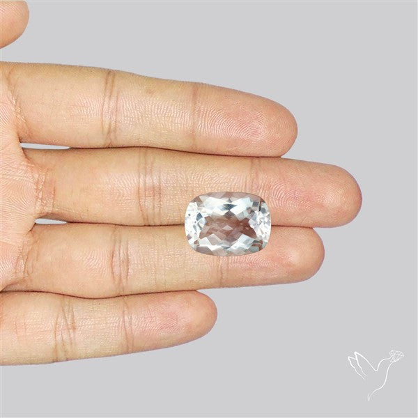 Himalayan Clear Crystal Quartz Faceted Fine Gemstone