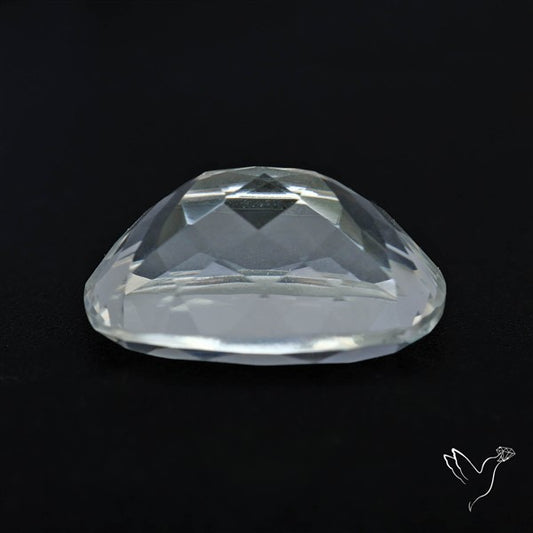 Himalayan Clear Crystal Quartz Faceted Fine Gemstone