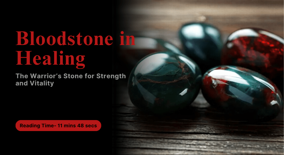 Bloodstone in Healing: The Warrior’s Stone for Strength and Vitality