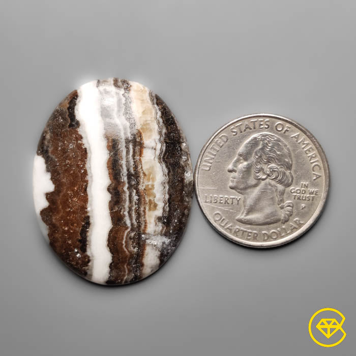 Phantom Calcite Cabochon