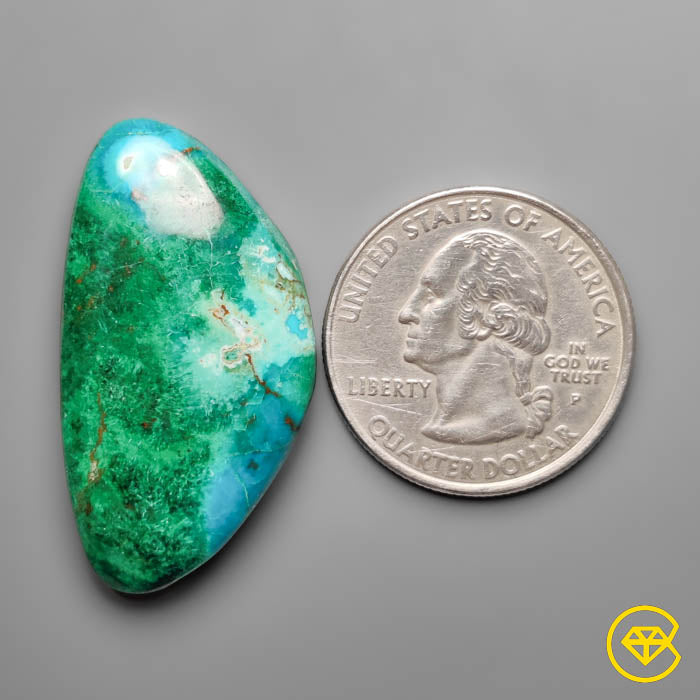 Chrysocolla Malachite Cabochon