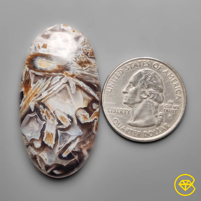 Turkish Tube Agate Cabochon