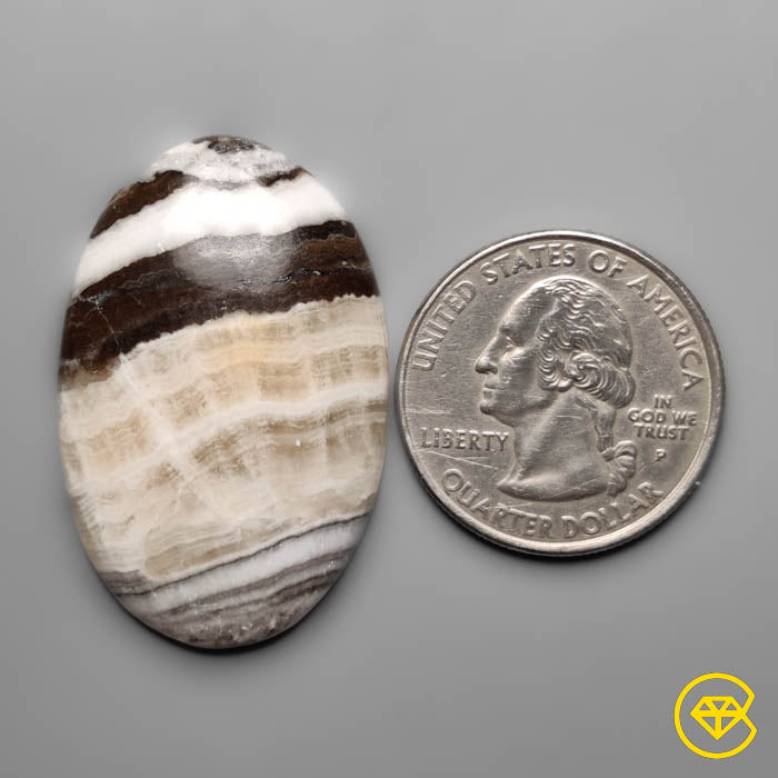 Phantom Calcite Cabochon