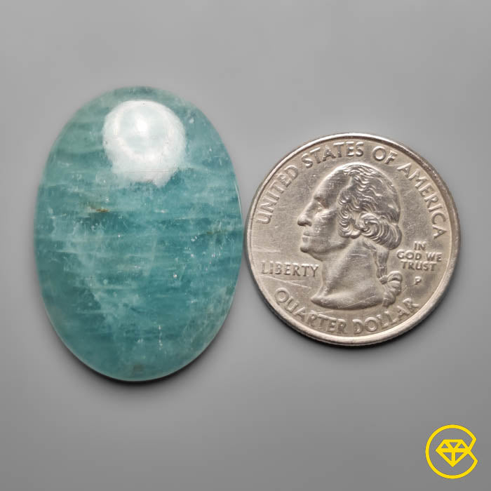 Large Aquamarine Cabochon