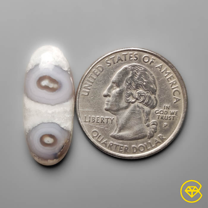 Solar Quartz Shiva Eye Cabochon