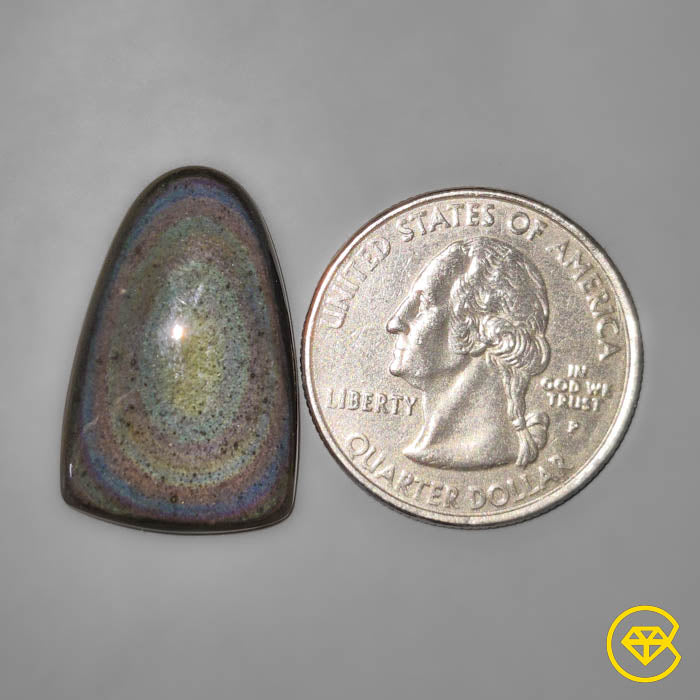 Rainbow Obsidian Cabochon