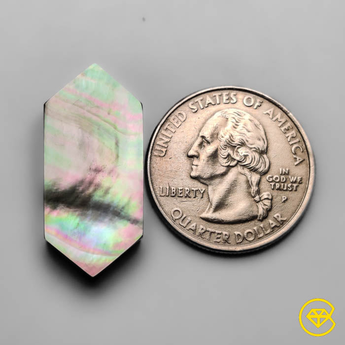 Rainbow Tahitian Mother Of Pearl