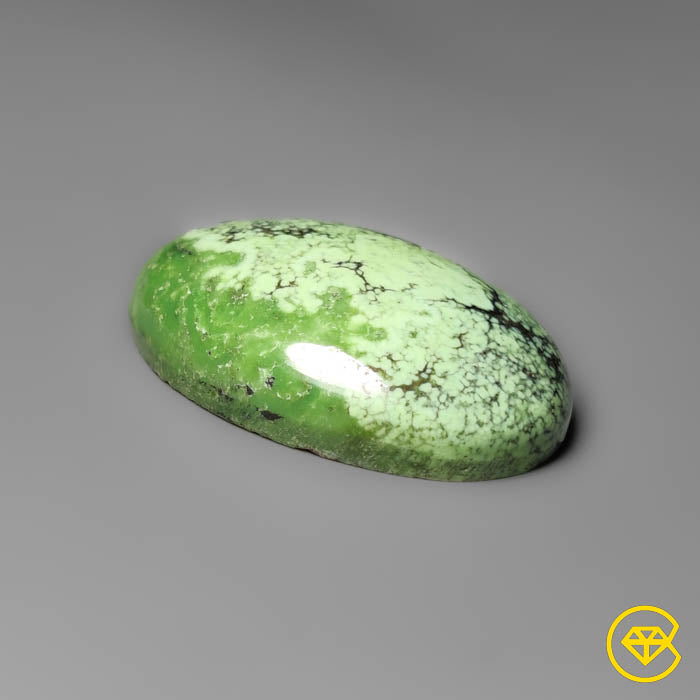 Rare Green Hubei Turquoise Cabochon