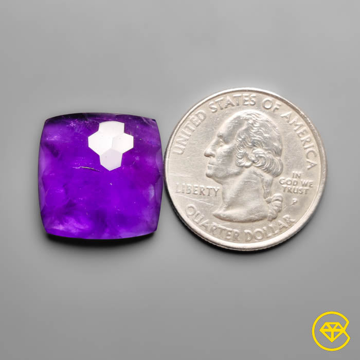 Honeycomb Cut Amethyst