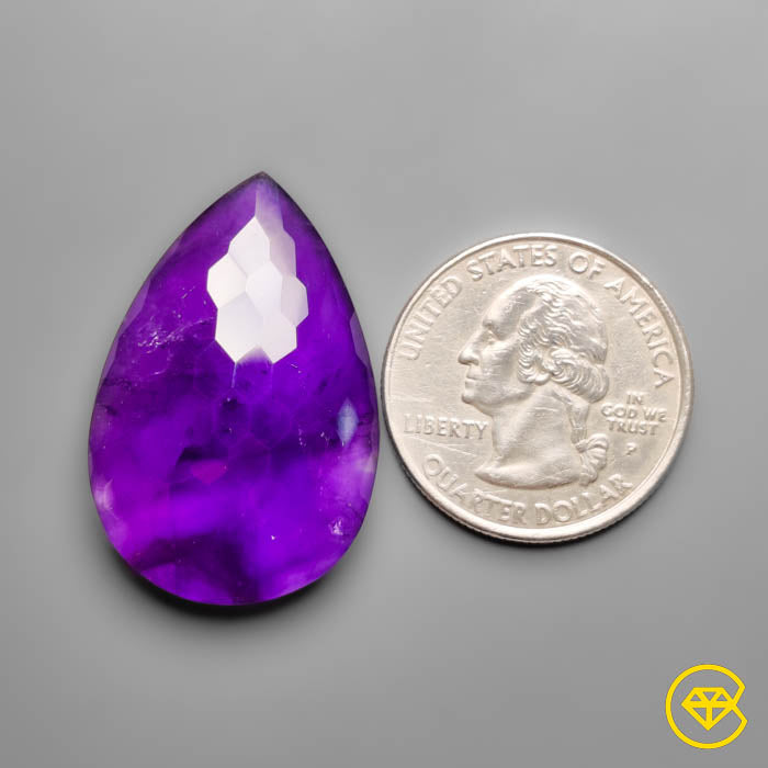 Honeycomb Cut Amethyst