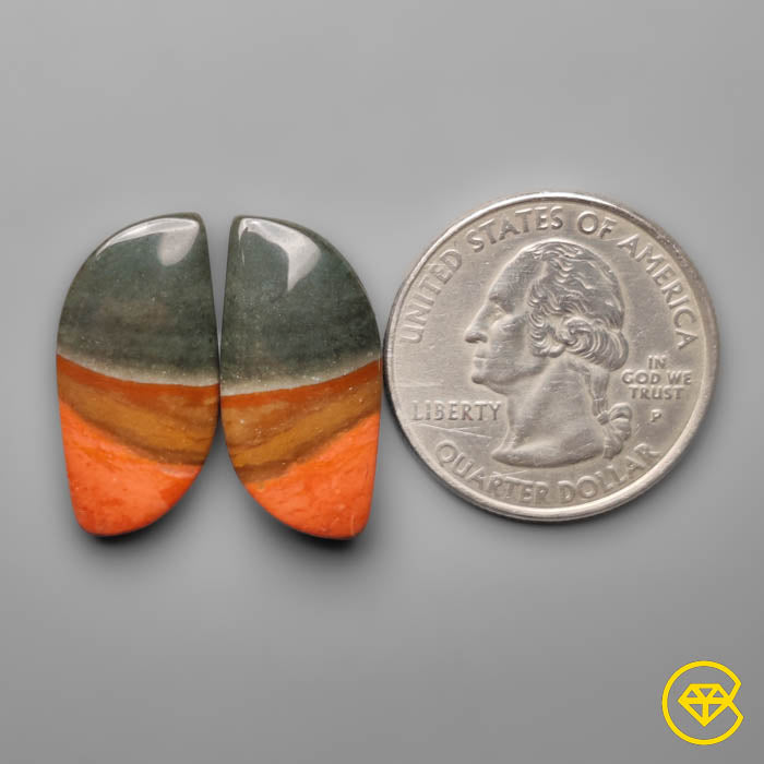 Polychrome Jasper Pair