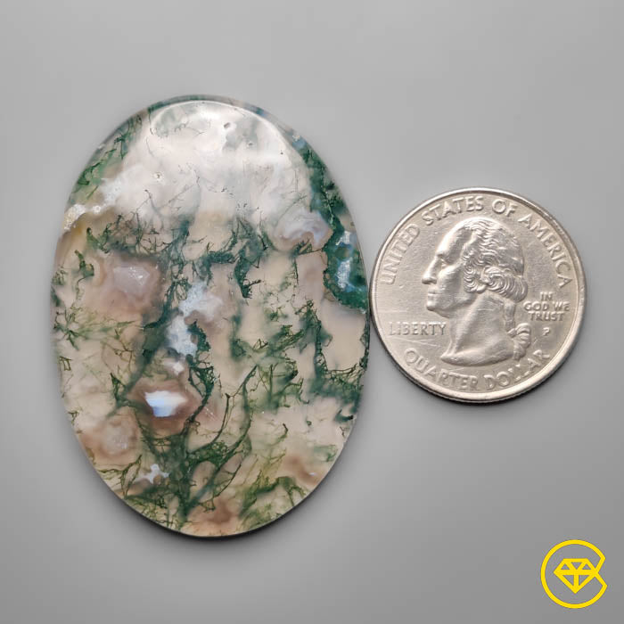 Moss Agate Cabochon