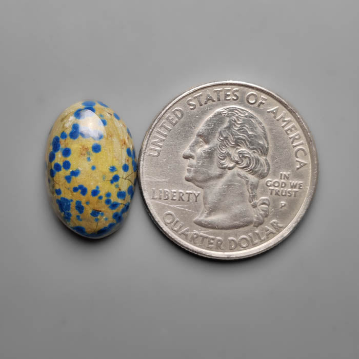 Congo Azurite Sun Cabochon