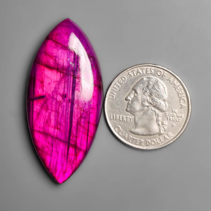 Treated Purple Labradorite Cabochon