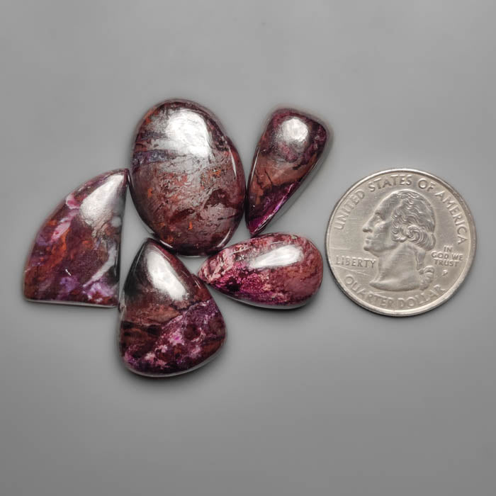 Sugilite Cabochons Lot