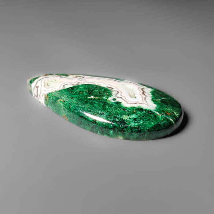 Parrot Wing Chrysocolla With Druzy Pocket