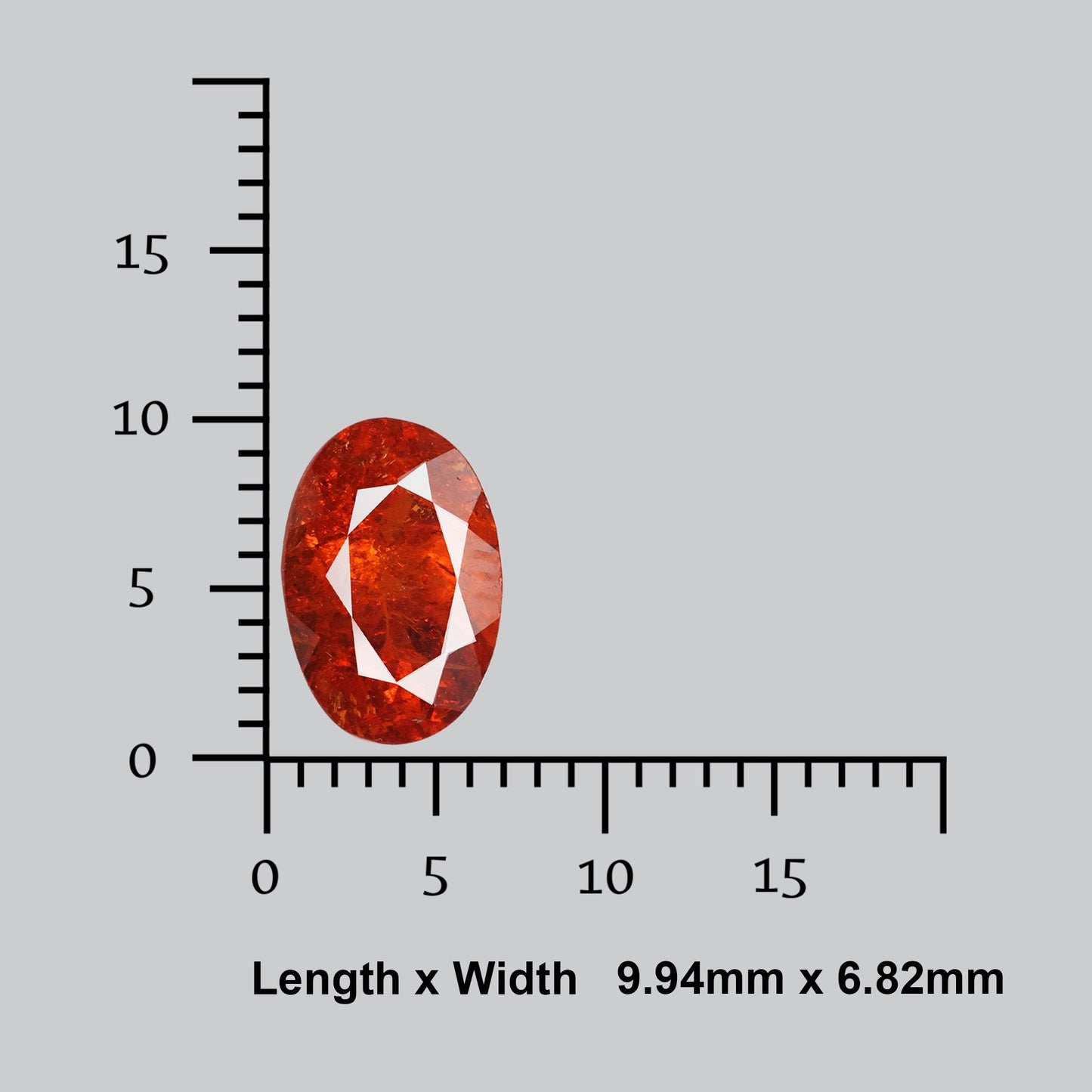 Faceted Rare Spessartite Garnet