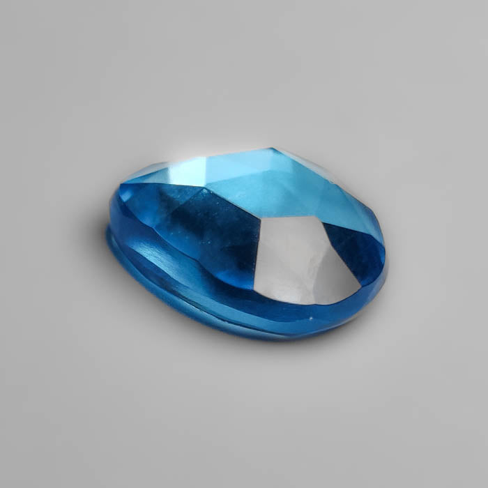 Rose Cut Swiss Blue Topaz